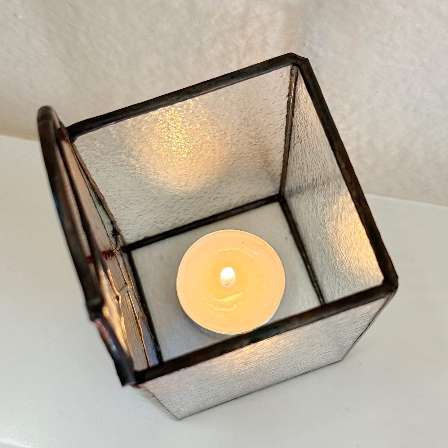 Pride Sparks Votive Holder - Stained Glass