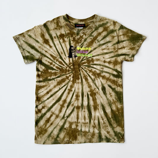 Bless This Mess - Embroidered Tie Dye Tee - Small