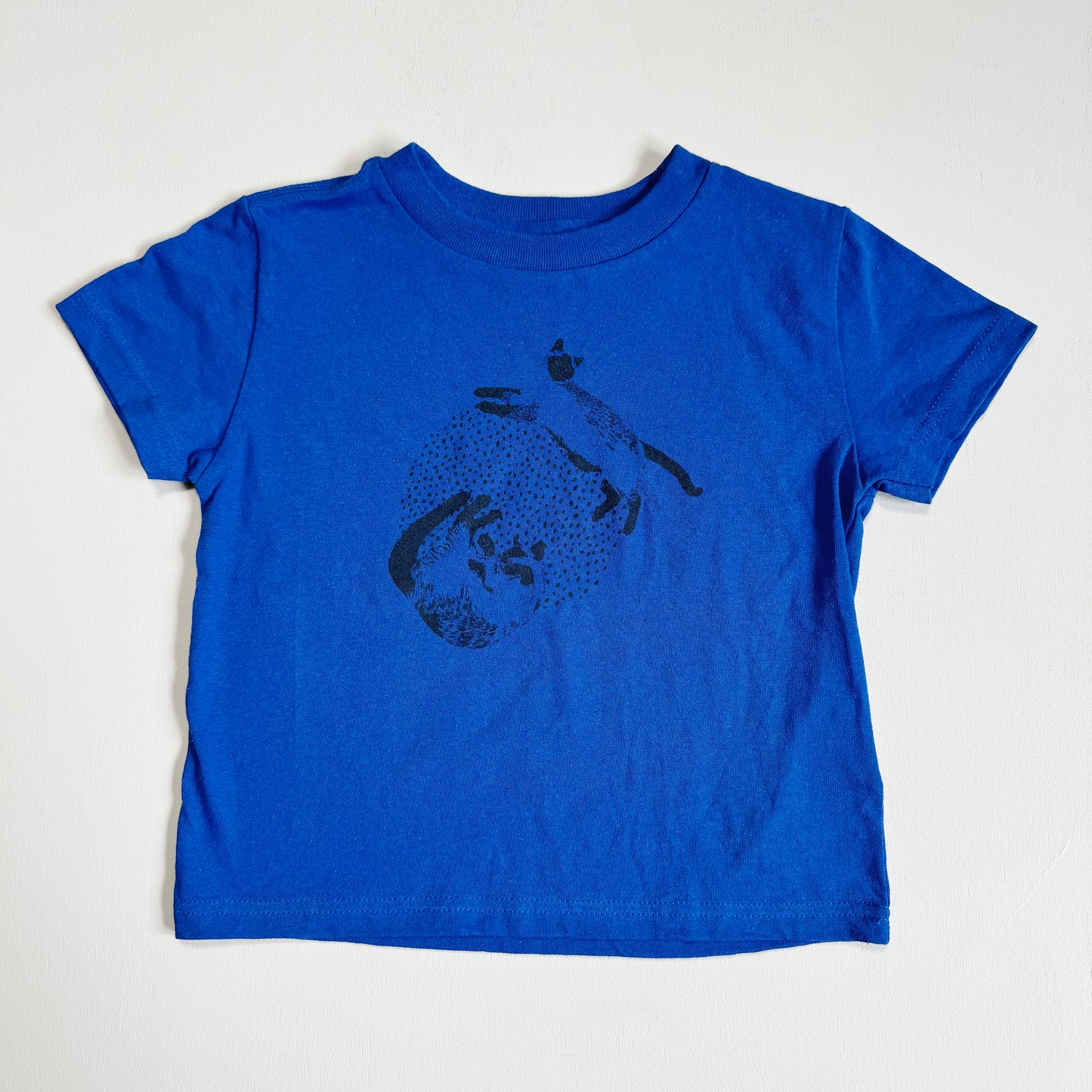 Cat Planet Kids' Tee - Blue