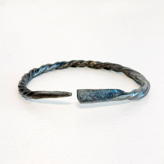 Commander Rammingspeed's Twisted Cuff #2 - Mild Steel Bracelet