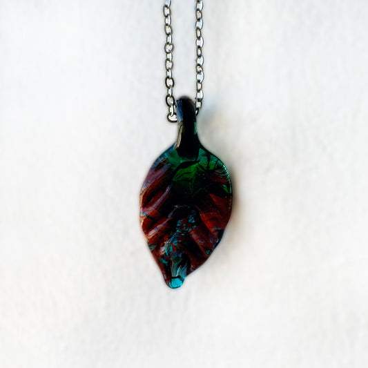 End of Summer - Glass Pendant Necklace