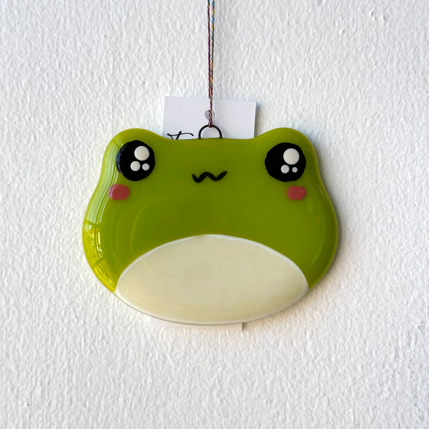 Ribbit-ulously Cute Ornament - Fused Glass