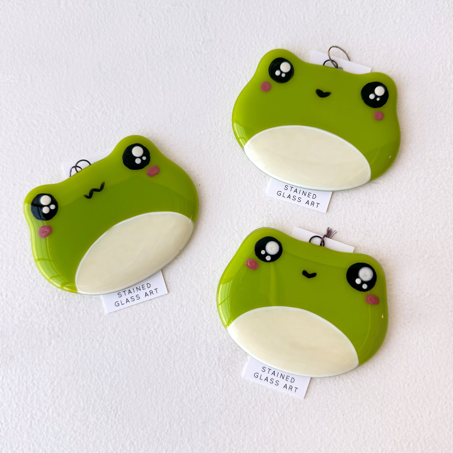 Ribbit-ulously Cute Ornament - Fused Glass