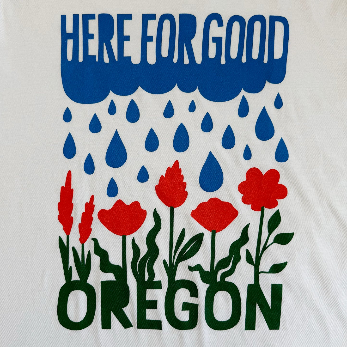 Here For Good Tee - White