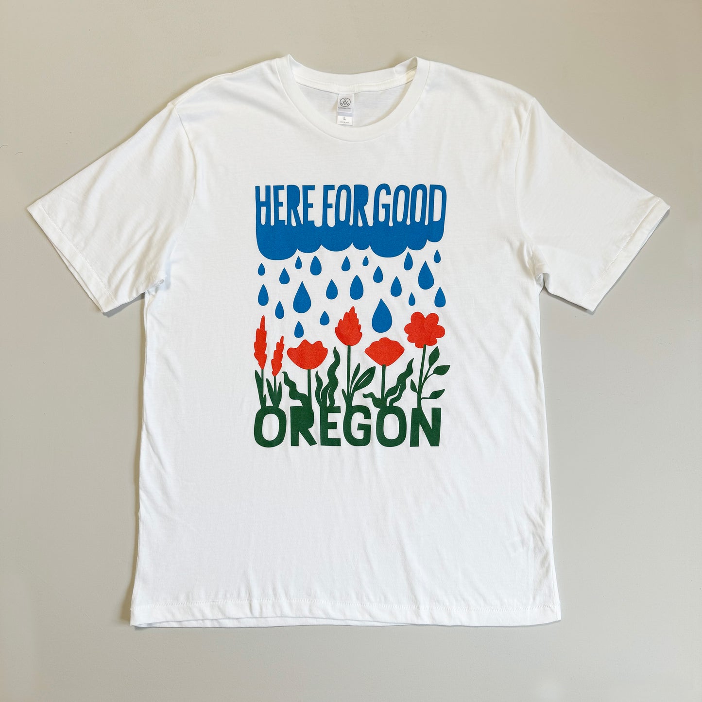 Here For Good Tee - White