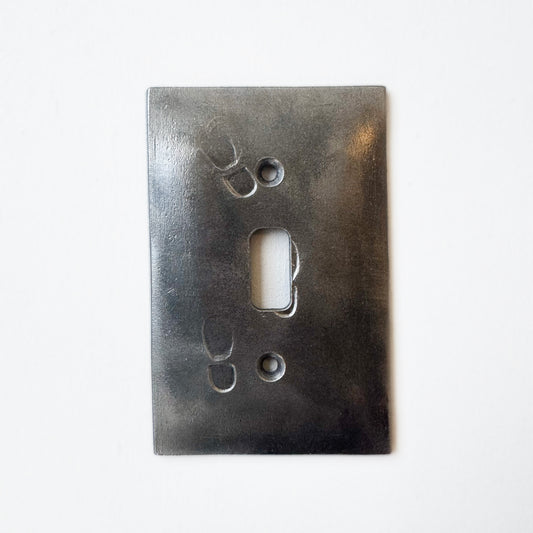 Sneaky Footprints Light Switch Plate - Standard Toggle Switch