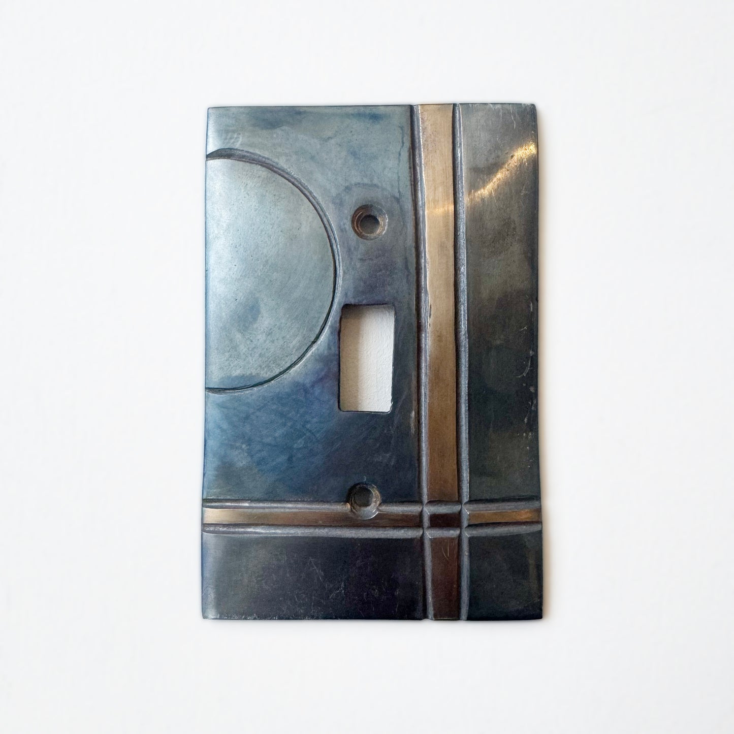 Geometric Light Switch Plate - Standard Toggle Switch