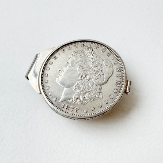 Morgan Dollar Money Clip (1878) - Sterling Silver