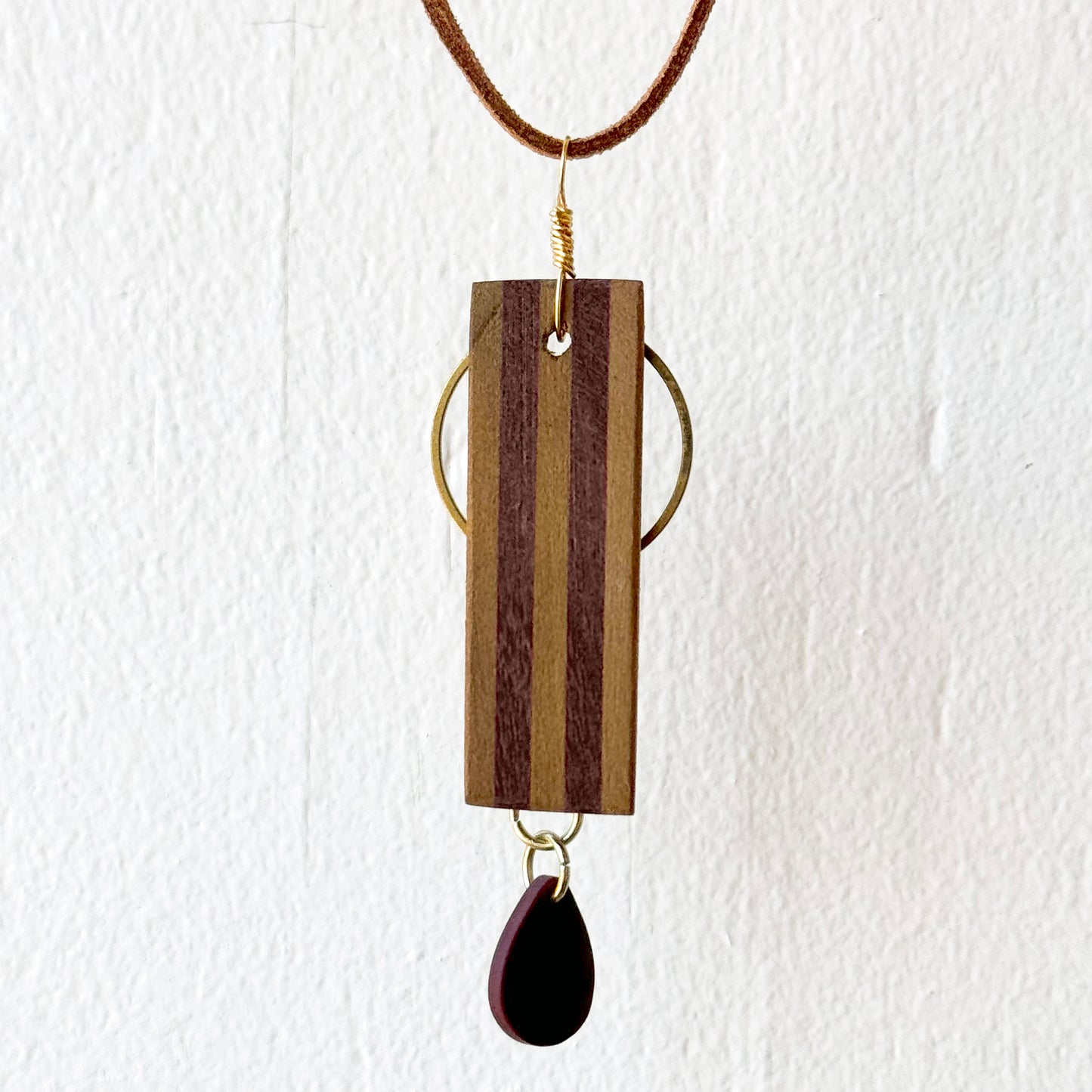 Commander Rammingspeed's Dangle Thangle - Wood Pendant Necklace