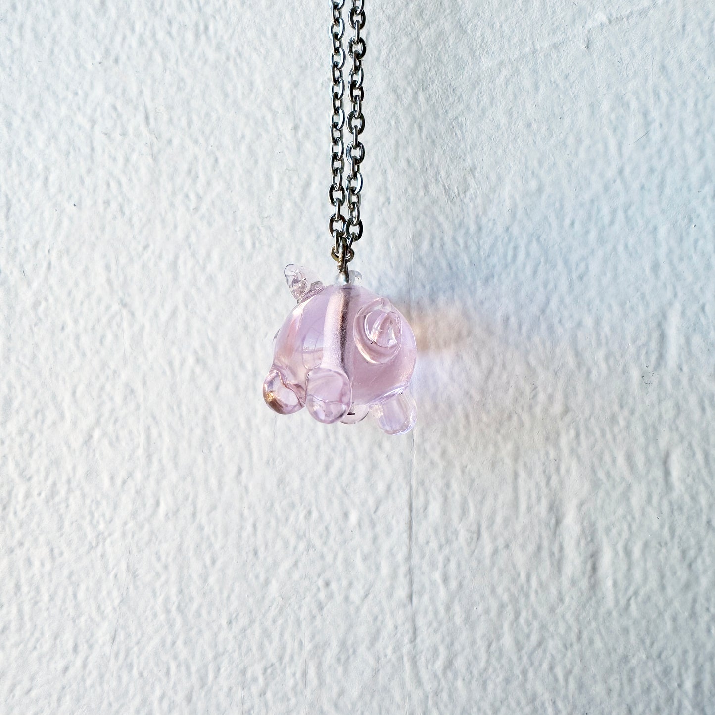 This Little Piggy - Glass Pendant Necklace